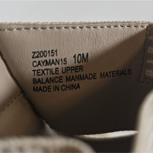 L Me Too Cayman Natural Ivory Slip On Wedge Sandals Womens Size 10 Espadrille - Picture 10 of 10